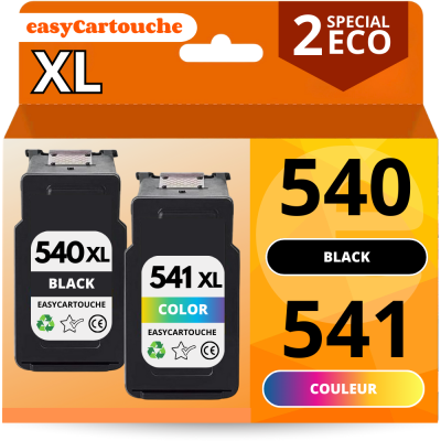 Pack compatible Canon PG-540 XL / CL-541 XL – Negro y Color baratos